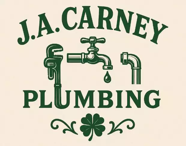 Square Logo J.A. Carney Plumbing horizontal Logo J.A. Carney Plumbing